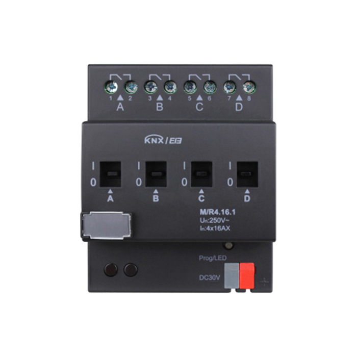 TMS-H-WG-4L16A-4路16A继电器执行器